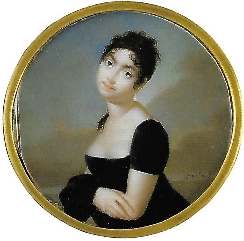 Giovanni Battista Gigola-8-Figura di giovane donna con abito scuro - Pinacoteca Tosio Martinengo, Brescia  